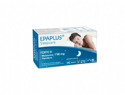 Epaplus Sleepcare Melatonina Forte + Triptofano 60 Cápsulas
